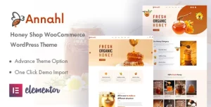 Annahl - Organic & Honey Shop WordPress Theme