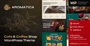 Aromatica - Cafe & Coffee Shop WordPress Theme