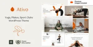 Ativo - Yoga Sports Club WordPress Theme