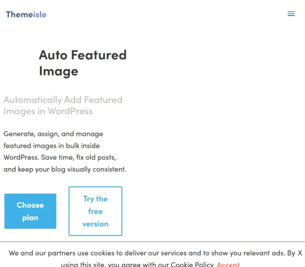 Auto Featured Image (Auto Post Thumbnail)