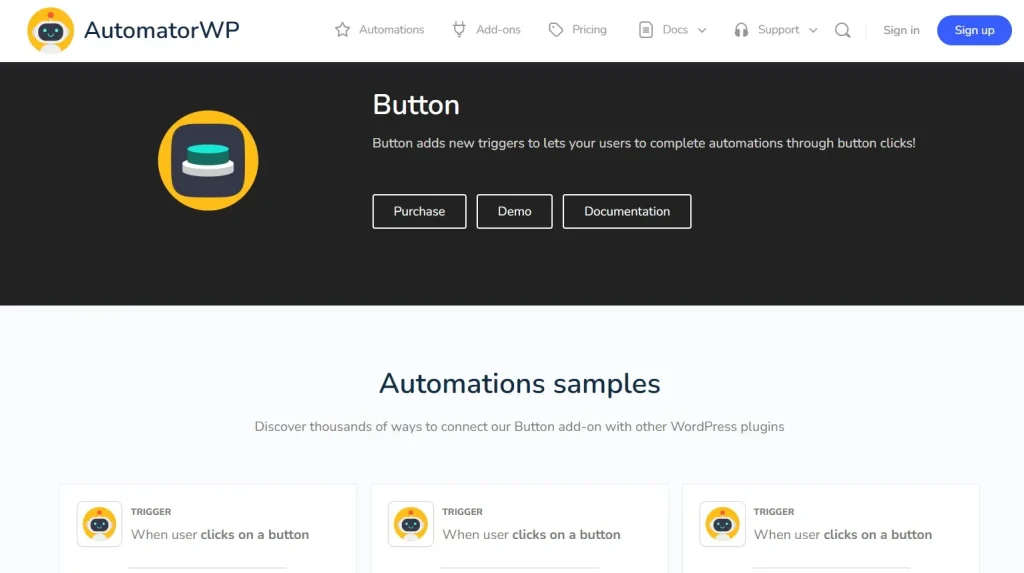 AutomatorWP – Button