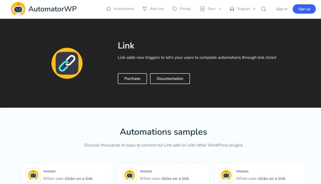 AutomatorWP – Link
