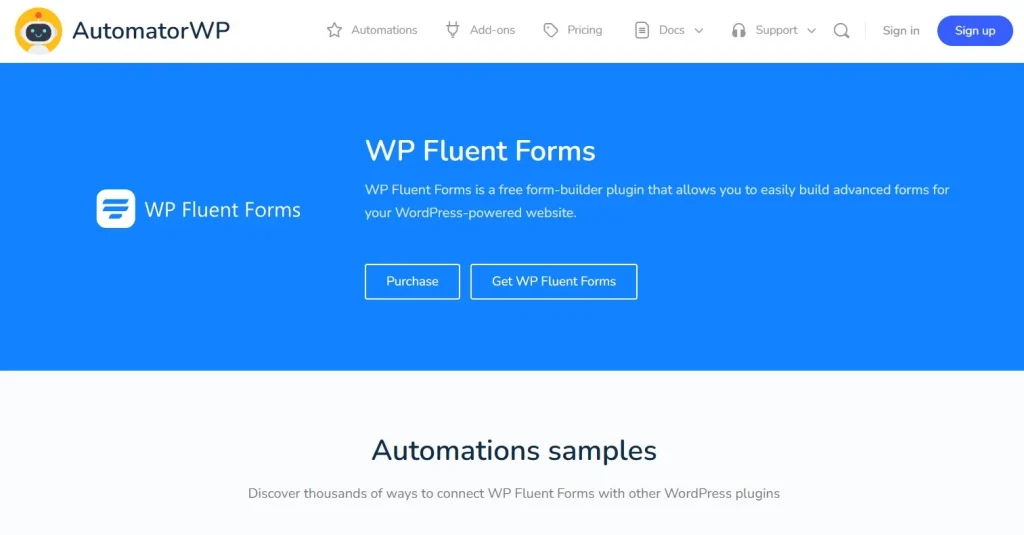 AutomatorWP – WP Fluent Forms