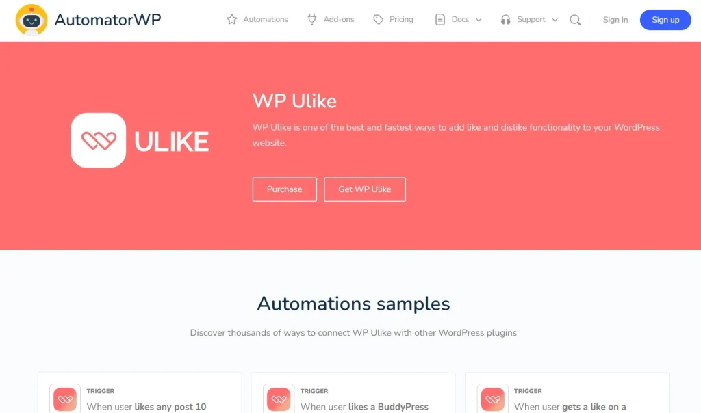 AutomatorWP – WP Ulike
