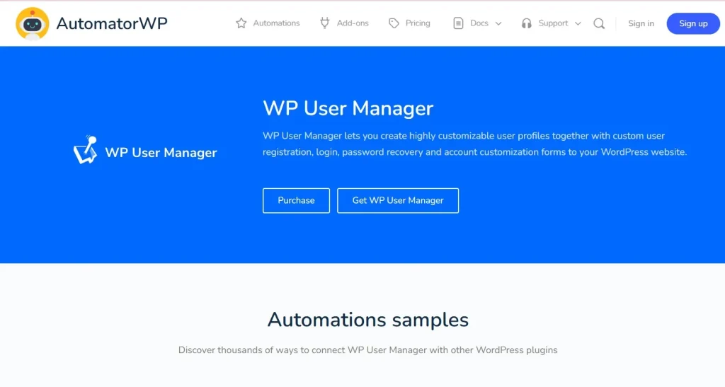 AutomatorWP – WP User Manager