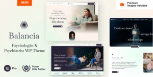 Balancia - Psychology Counseling & Psychiatrist WordPress Theme