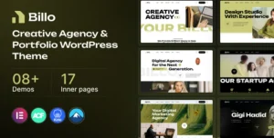 Billo - Creative Agency & Portfolio WordPress Theme