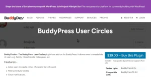 BuddyCircles :- BuddyPress User Circles