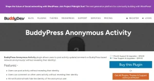 BuddyPress Anonymous Activity