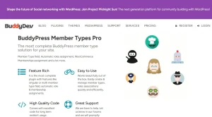 BuddyPress Member Types Pro