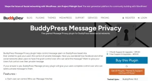 BuddyPress Message Privacy(BuddyDev)