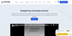 BuddyPress Schedule Activity