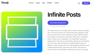 Builder Infinite Posts