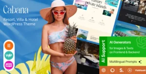 Cabana - Luxury Resort, Villa & Hotel WordPress Theme