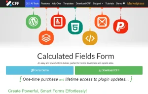 Calculated Fields Form Professional