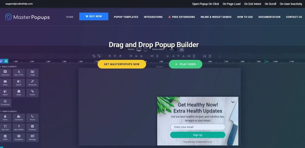 Cookie Plus – Master Popups Addon