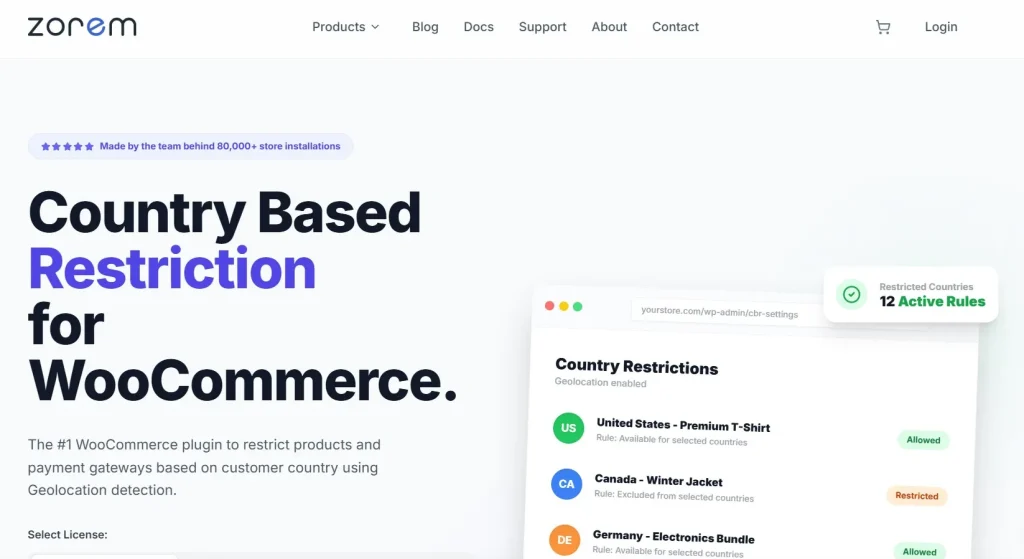 Country Based Restrictions PRO