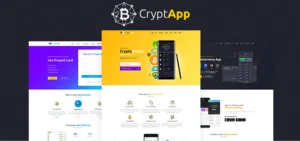 CryptApp - Landing Page