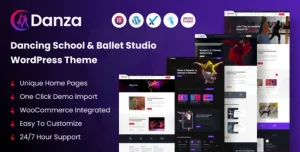 Danza – Dancing School and Ballet Studio WordPress Theme