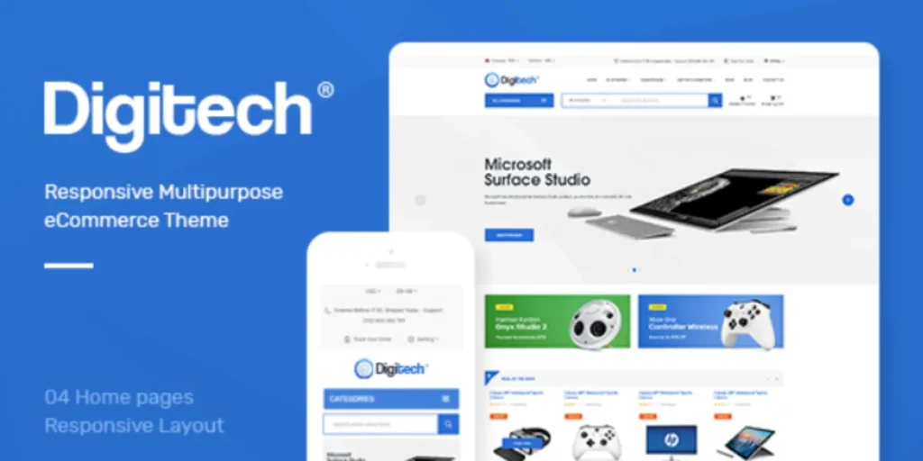 Digitech - Technology Theme for WooCommerce WordPress