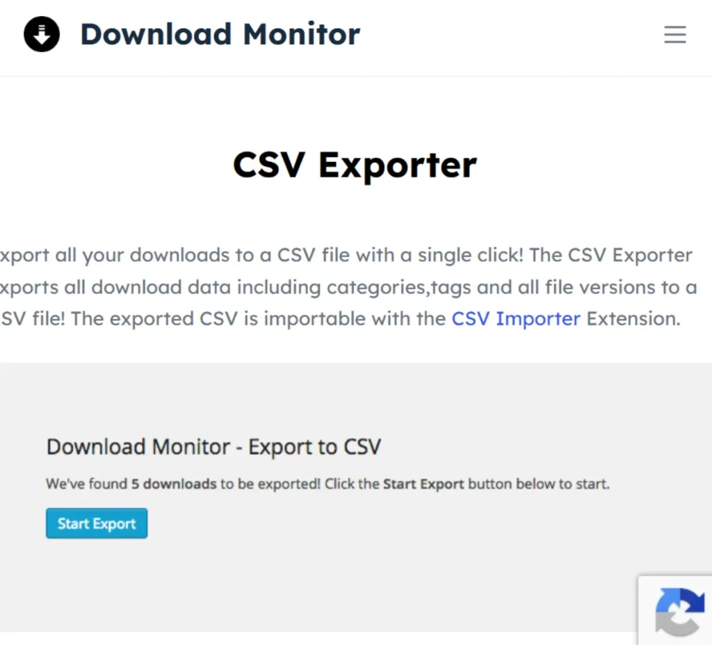 Download Monitor – CSV Exporter