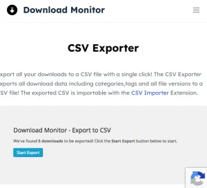 Download Monitor – CSV Exporter