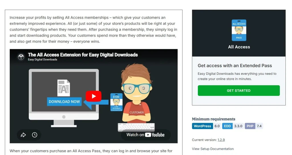 Easy Digital Downloads – All Access
