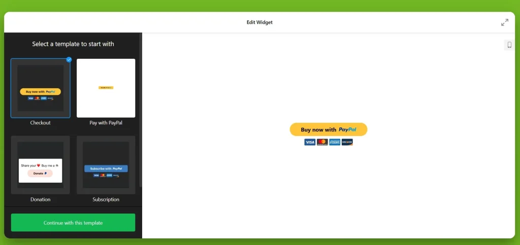 Elfsight PayPal Button CC