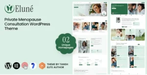 Elune - Private Menopause Consultation & Midlife Wellness WordPress Theme