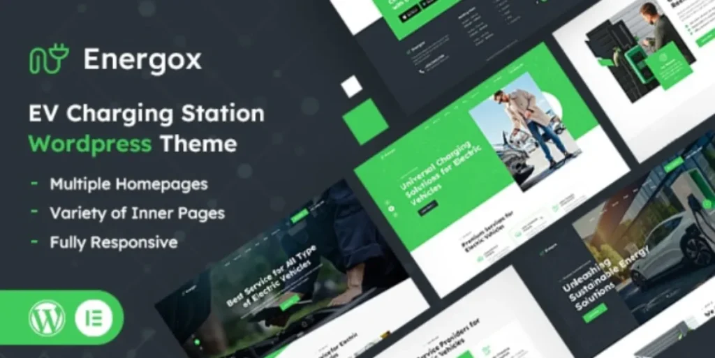 Energox | EV Charging Station WordPress Theme