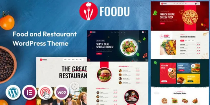 Foodu - Food & Restaurant WordPress Theme