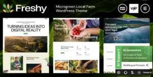 Freshy - Microgreen Local Farm WordPress Theme