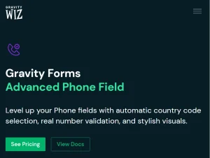 GP Advanced Phone Field