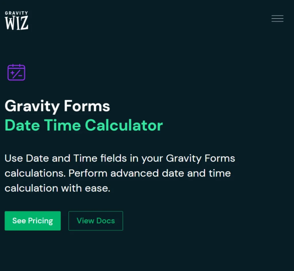 GP Date Time Calculator