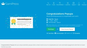 GamiPress – Congratulations Popups