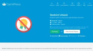GamiPress – Restrict Unlock
