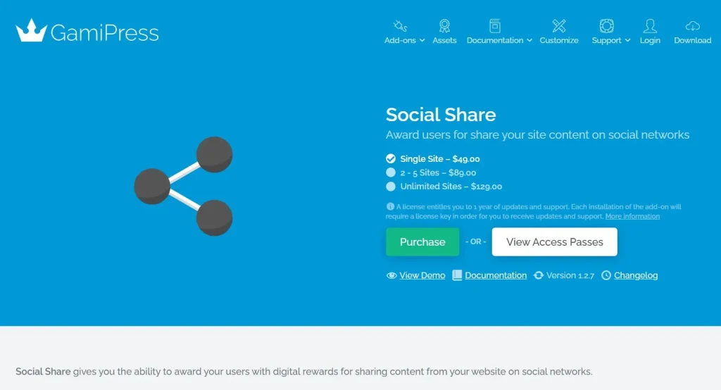GamiPress – Social Share