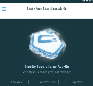 Gravity Forms Supercharge Add-On