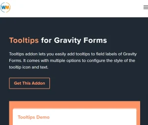 Gravity Forms Tooltips
