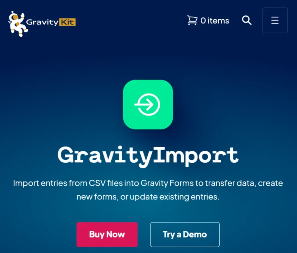 GravityImport