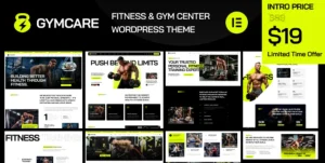 Gymcare - Fitness and Gym WordPress Theme
