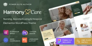 Harmony Care - Private Nursing Home & Senior Care WordPress Theme