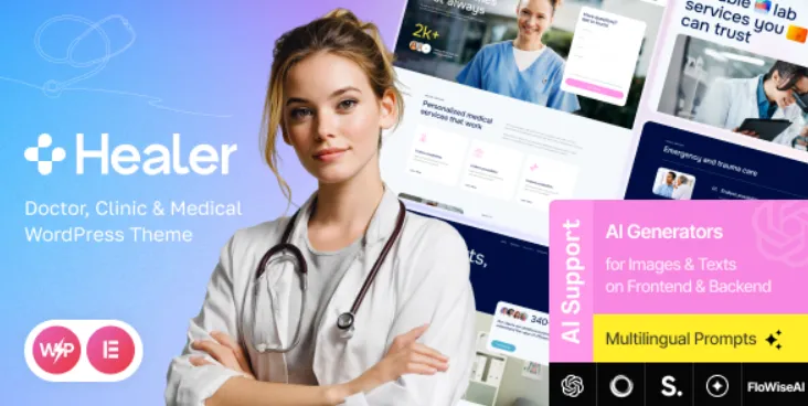 Healer - Doctor, Clinic & Medical WordPress Theme