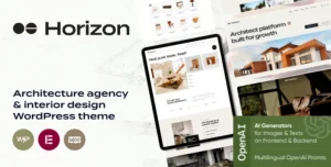 Horizon - Interior Home Design & Decoration WordPress Theme