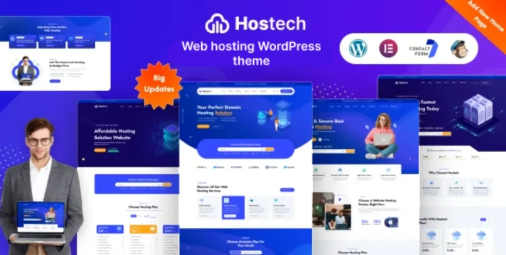 Hostech - Web hosting & WHMCS WordPress theme