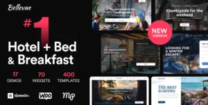 Hotel + Bed and Breakfast Booking Calendar Theme | Bellevue