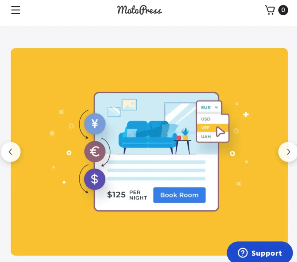 Hotel Booking Multi-Currency