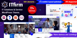ITfirm - IT Solutions and Services Company WordPress Theme