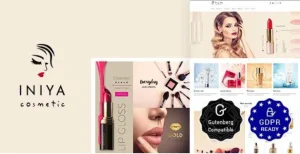 Iniya - Beauty Store, Cosmetic Theme