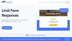JetFormBuilder Limit Form Responses